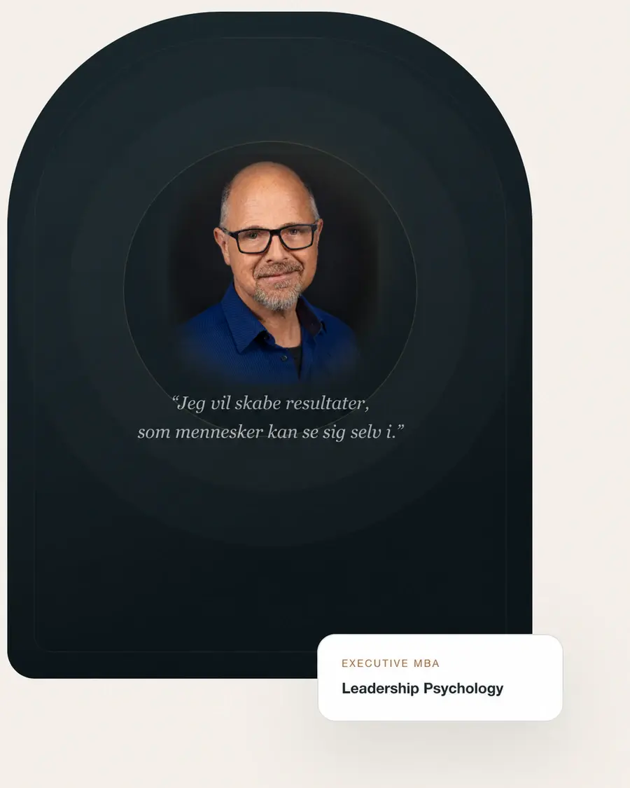 Søren Ehrhorn, Executive MBA i Leadership Psychology